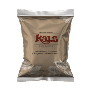 Chocolate en barra 75% cacao - 80 gr